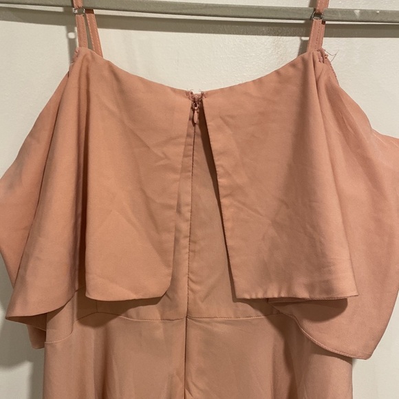 Tokyo Talkies mauve dress.  Size L - Picture 3 of 6